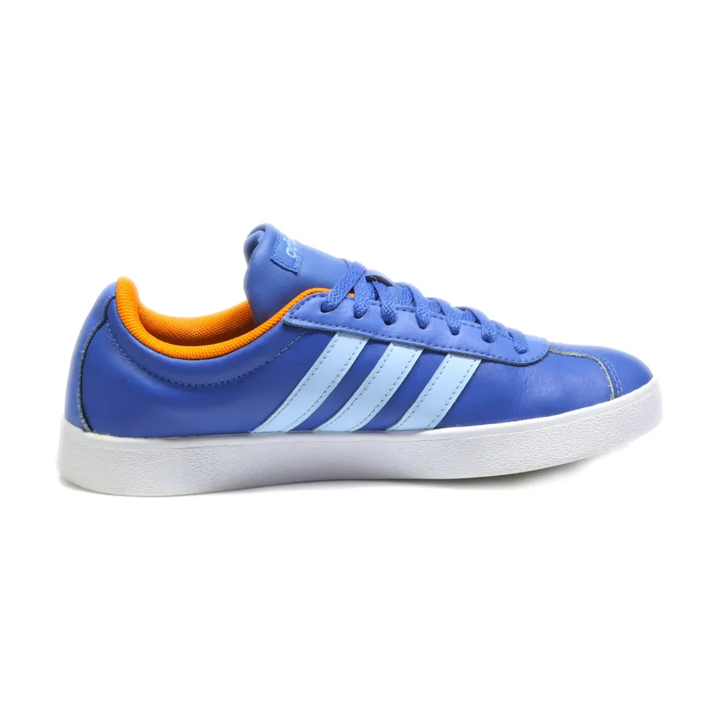 Adidas Low-Top Sneakers Leather Blue Colour For Women