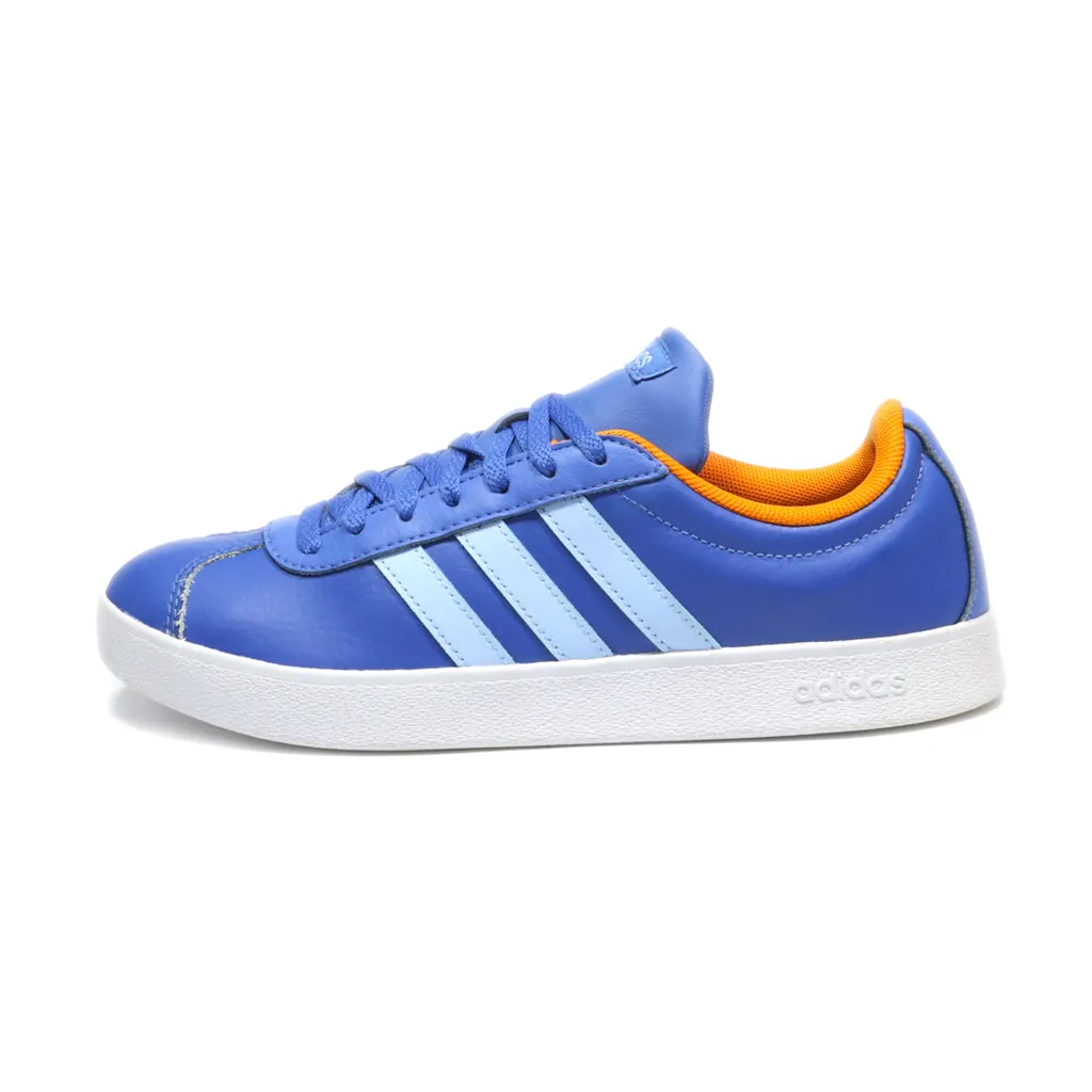 Adidas Low-Top Sneakers Leather Blue Colour For Women