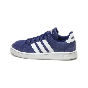 Adidas Neo Grand Court K Sneakers Fabric Blue Colour For Kids