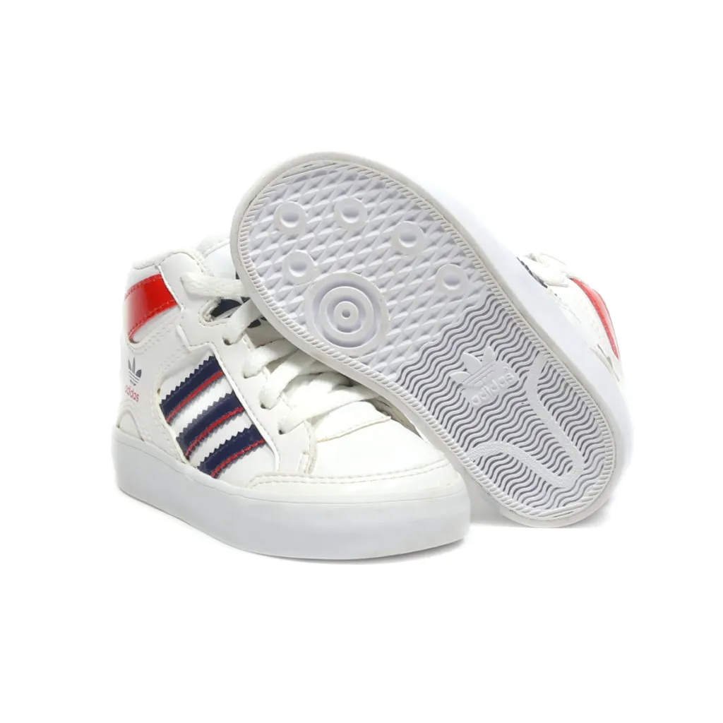 Adidas Rivalry Hi Sneakers Leather White Colour For Kids