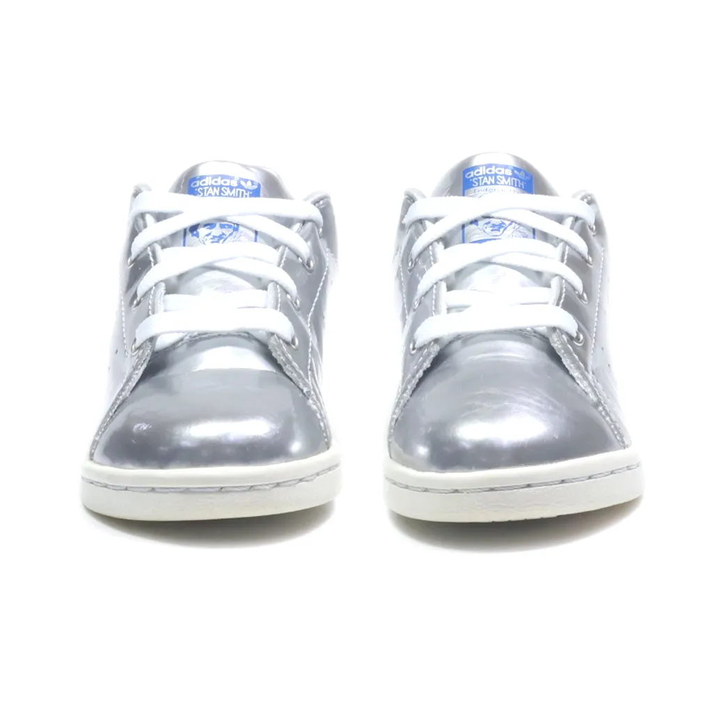 Adidas Stan Smith Sneakers Leather Silver Colour For Kids