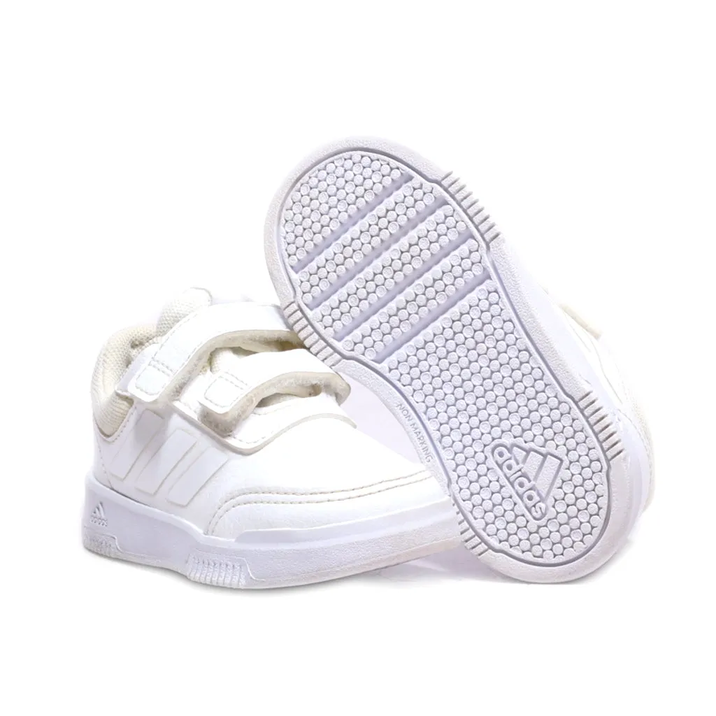 Adidas Tensaur Sneakers Leather White Colour For Kids