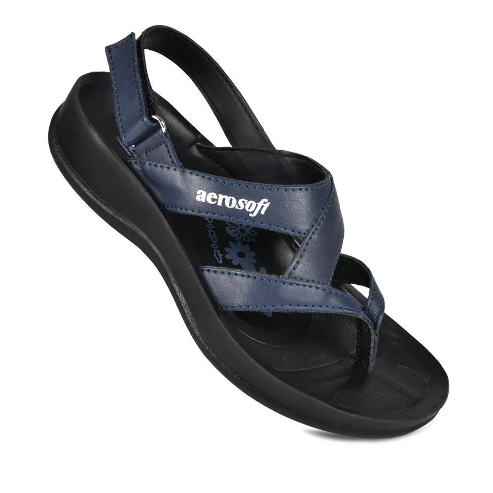 Aerosoft - Deke S5904 Slingback Arch Support Strappy Comfortable Walking Sandals For Women