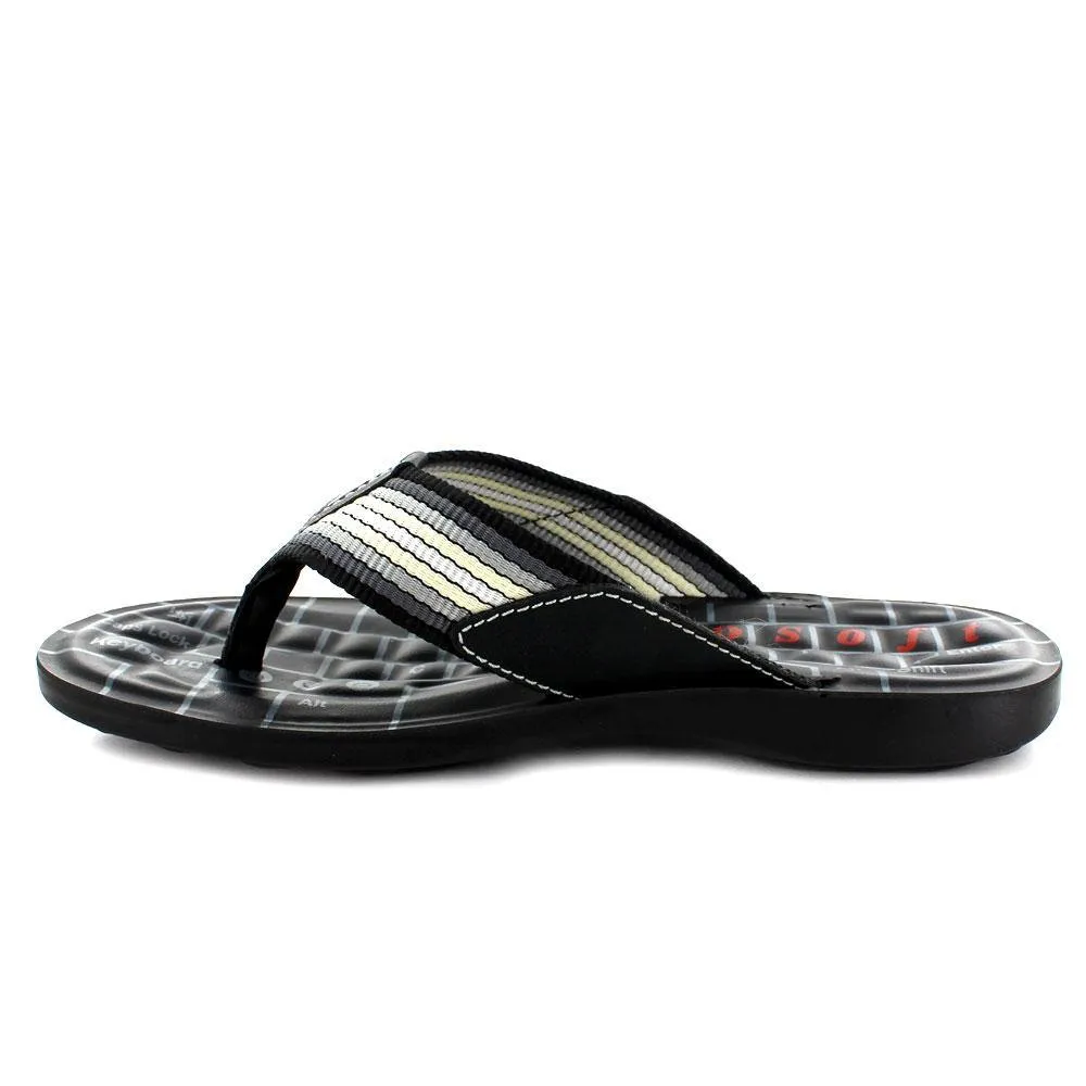 Aerosoft - Frank P1501 Premium Comfort Toe Post Casual Summer Flip Flops For Men