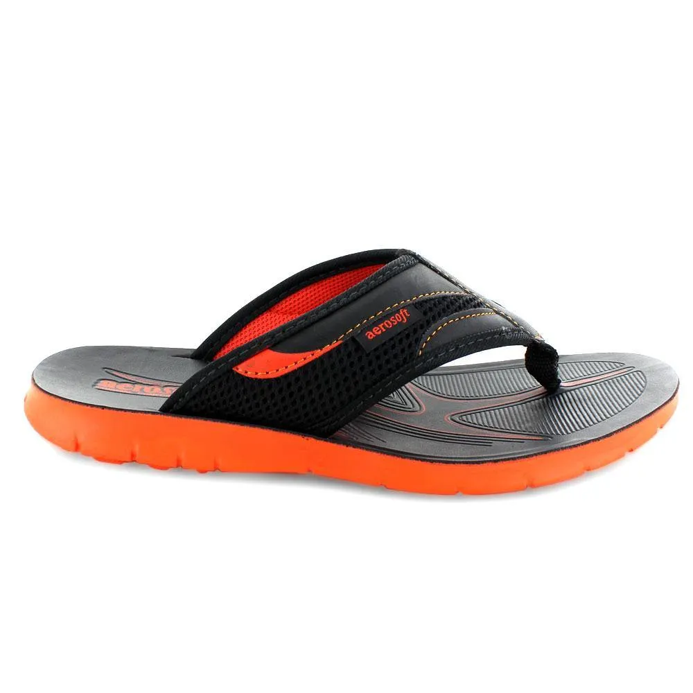 Aerosoft - Hospet P2902 Premium Comfort Toe Post Casual Summer Flip Flops For Men