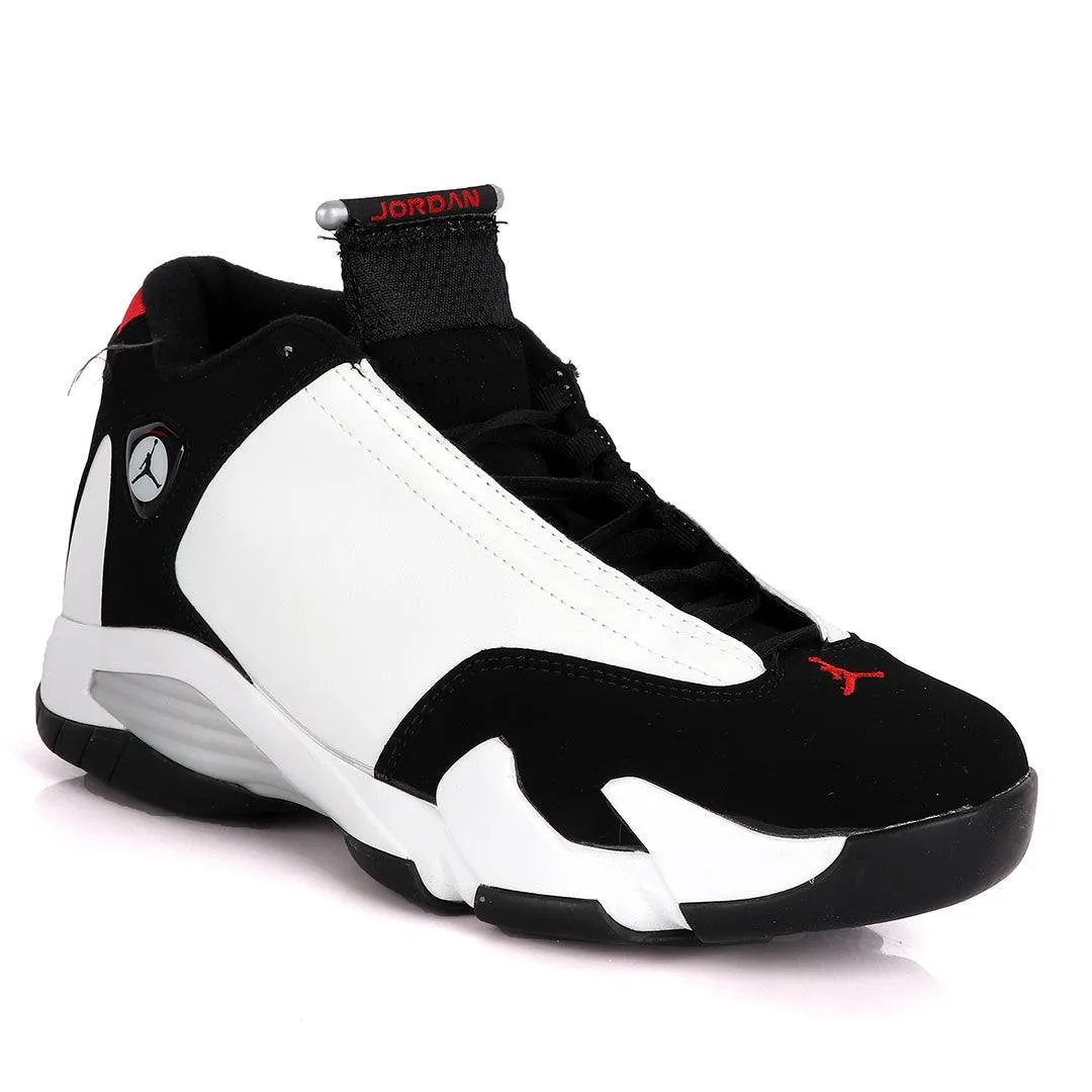 Air Jordan 14 Retro White, Black, Red Sneakers