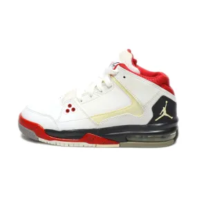 Air Jordan Flight Sneakers Leather White Colour For Kids