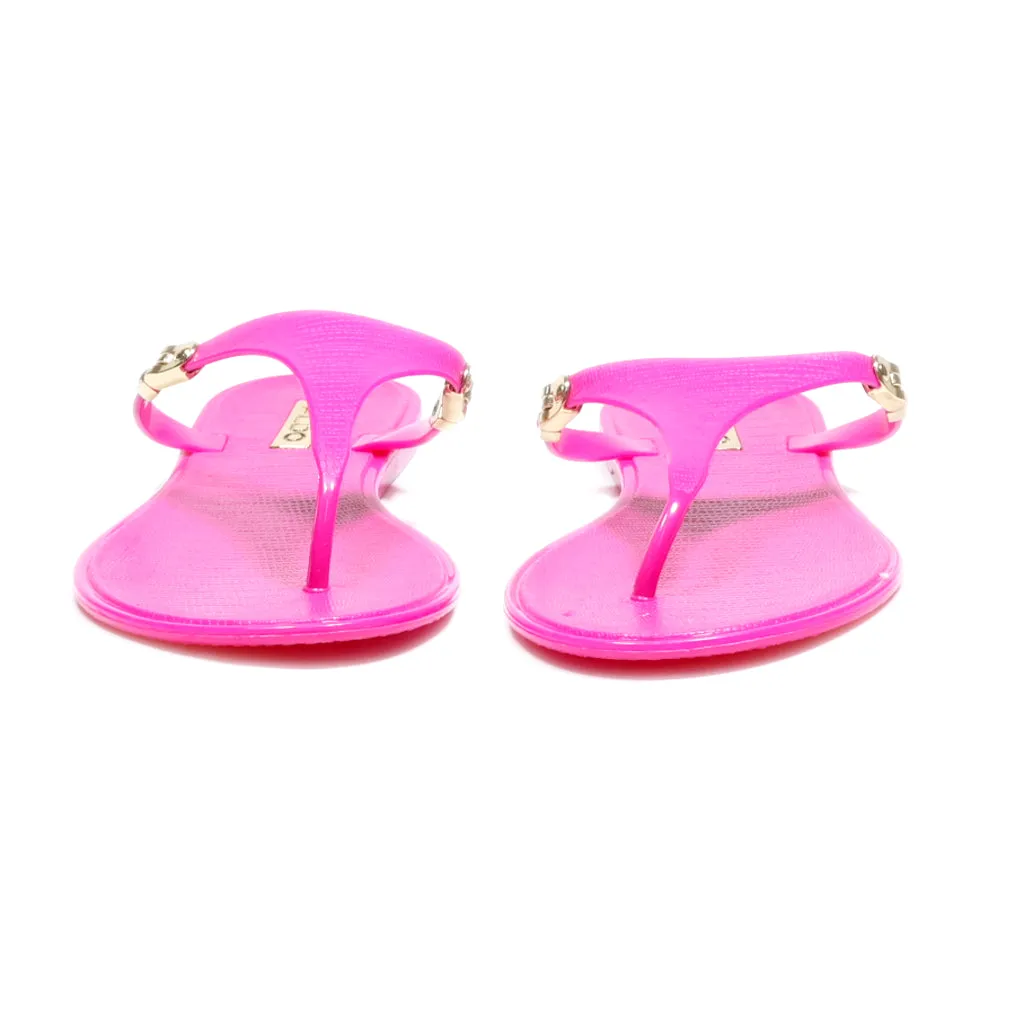 Aldo Flat Sandals Eva Pink Colour For Women