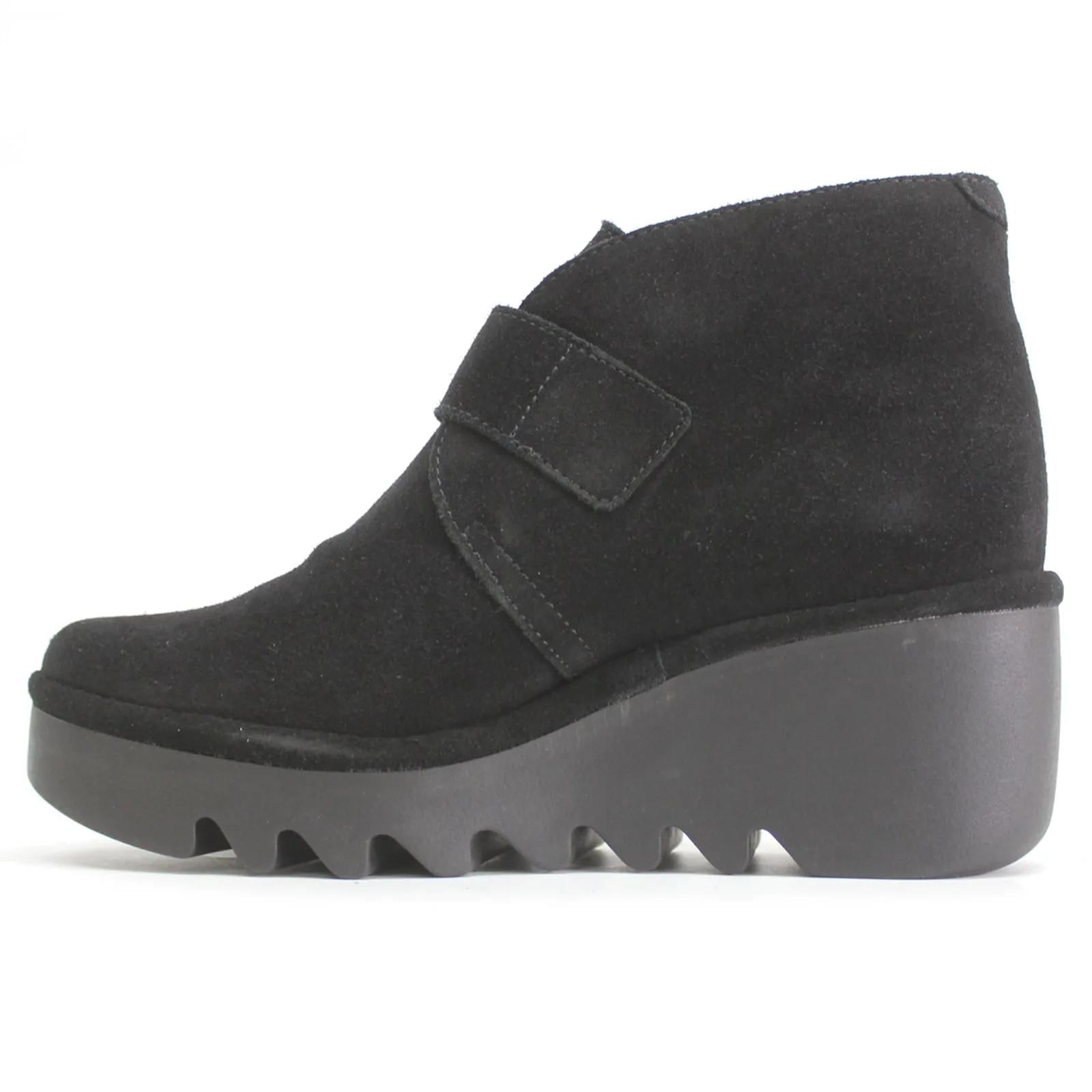 Birt397Fly Suede Women's Wedge Heel Ankle Boots