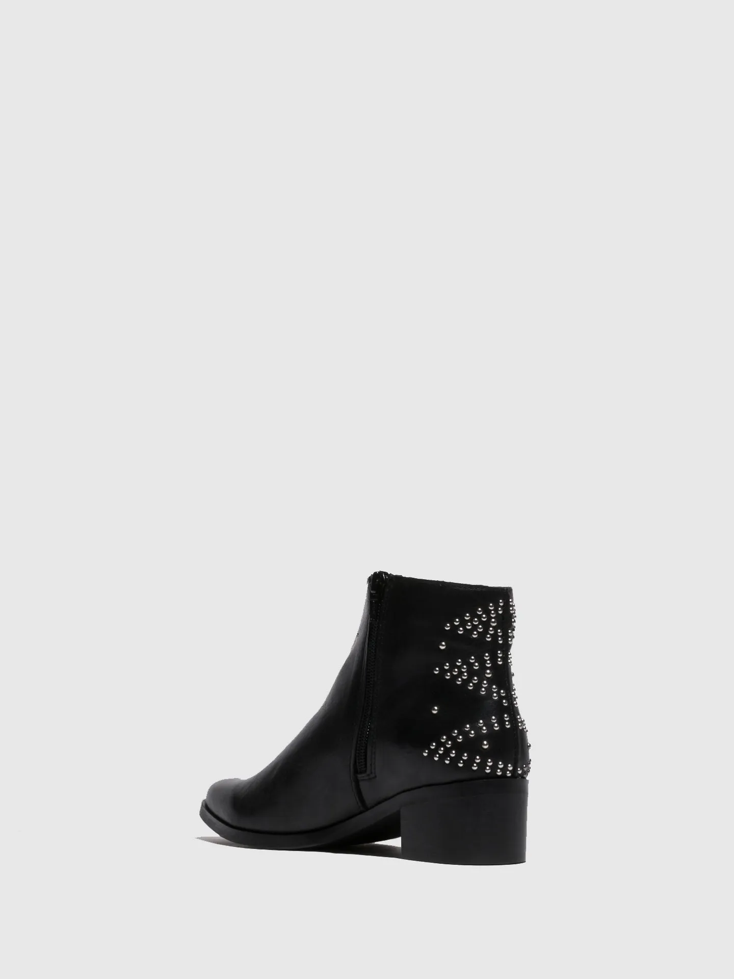 Black Pointed Toe Ankle Boots