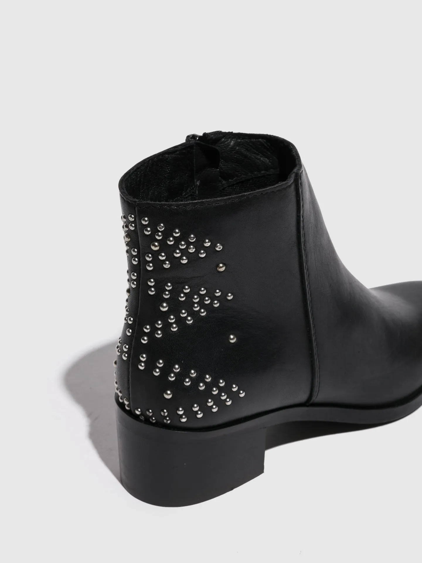 Black Pointed Toe Ankle Boots