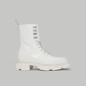 both - GAO HIGH BOOTS-SPAZZOLATO WHITE