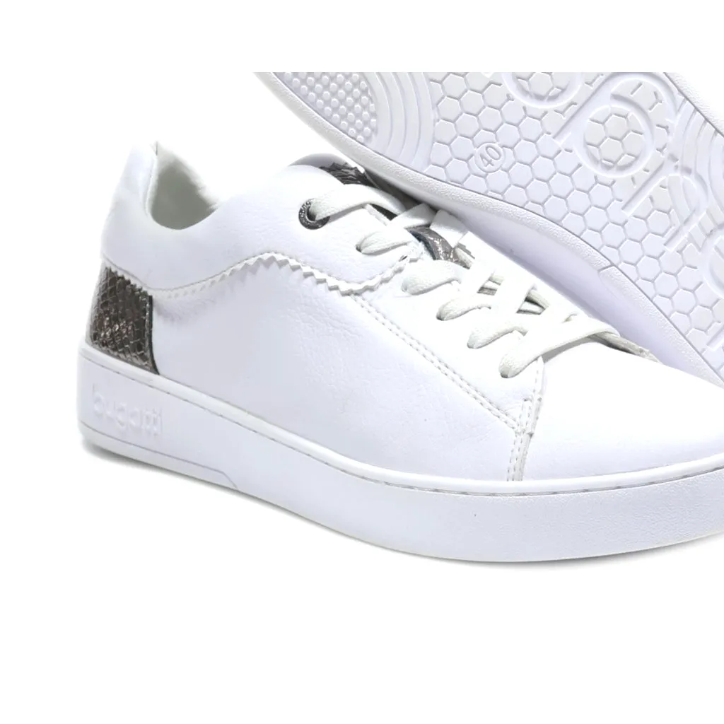 Bugatti Low-Top Sneakers Leather White Colour For Women