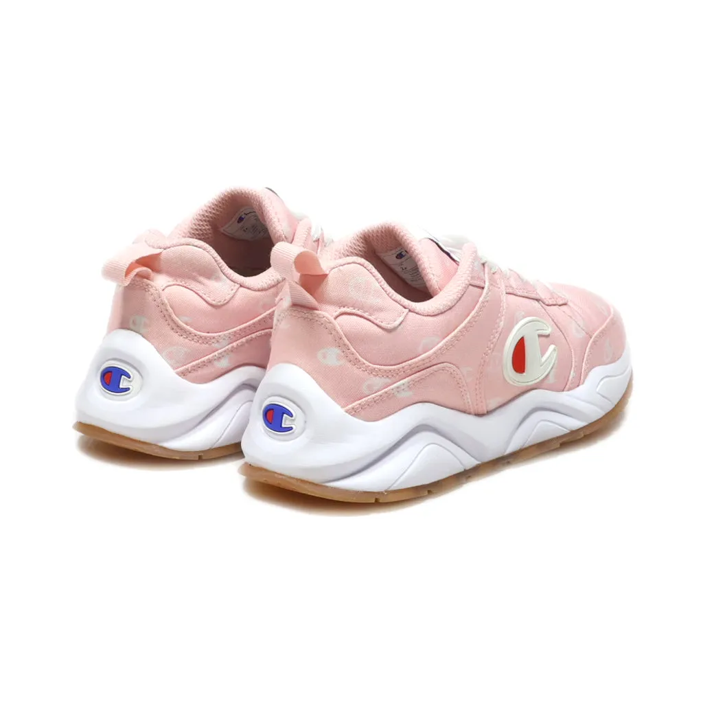 Champion 93 Eighteen Classic Sneakers Fabric Pink Colour For Kids