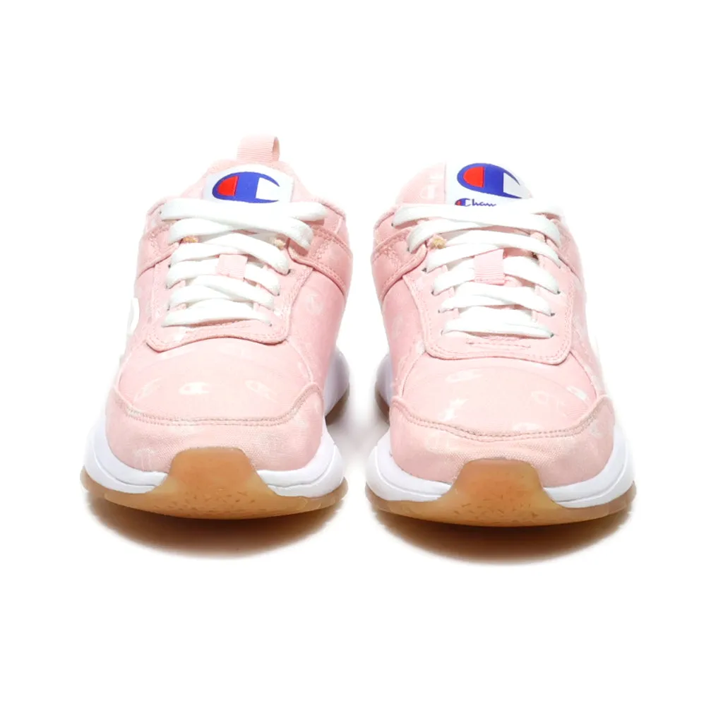 Champion 93 Eighteen Classic Sneakers Fabric Pink Colour For Kids