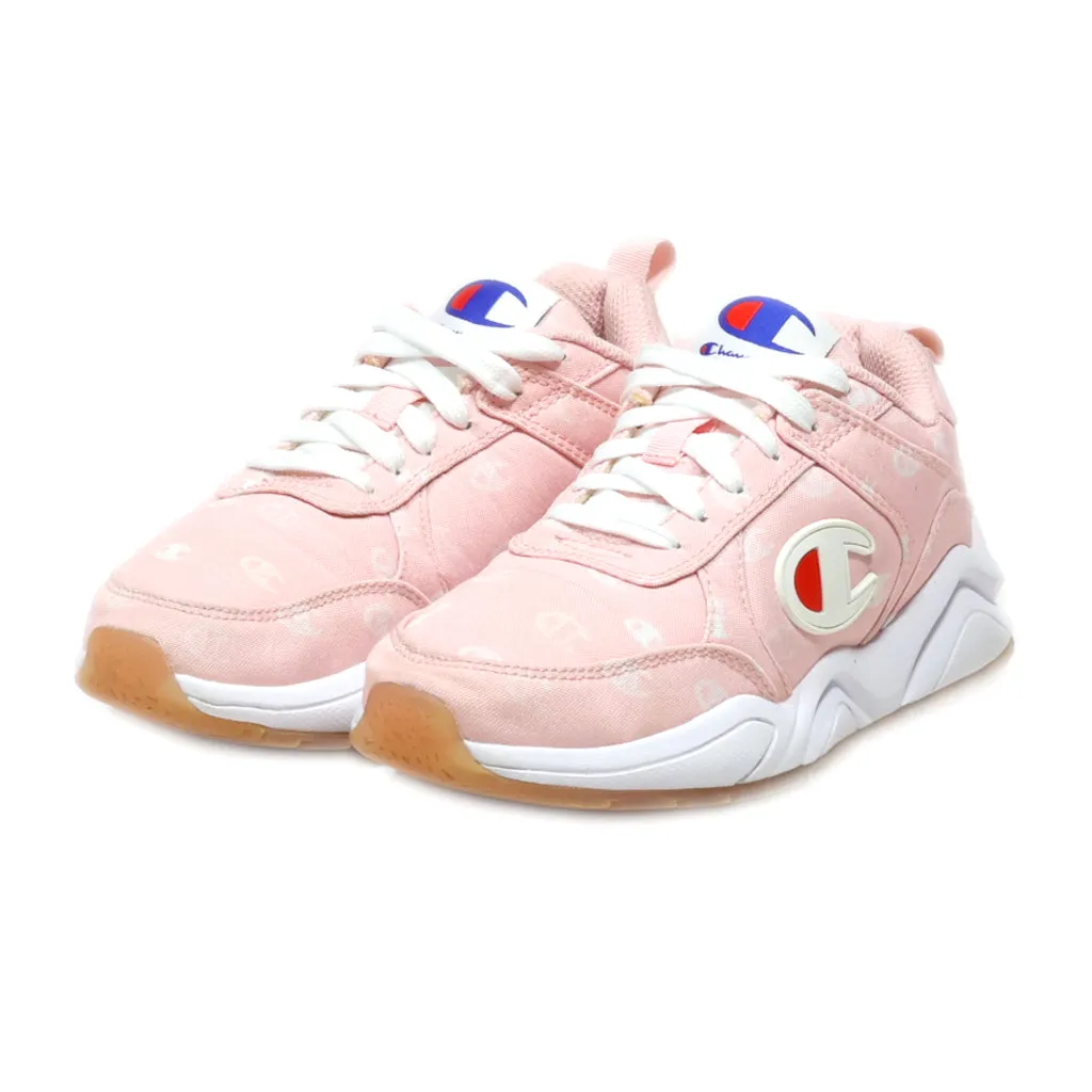 Champion 93 Eighteen Classic Sneakers Fabric Pink Colour For Kids