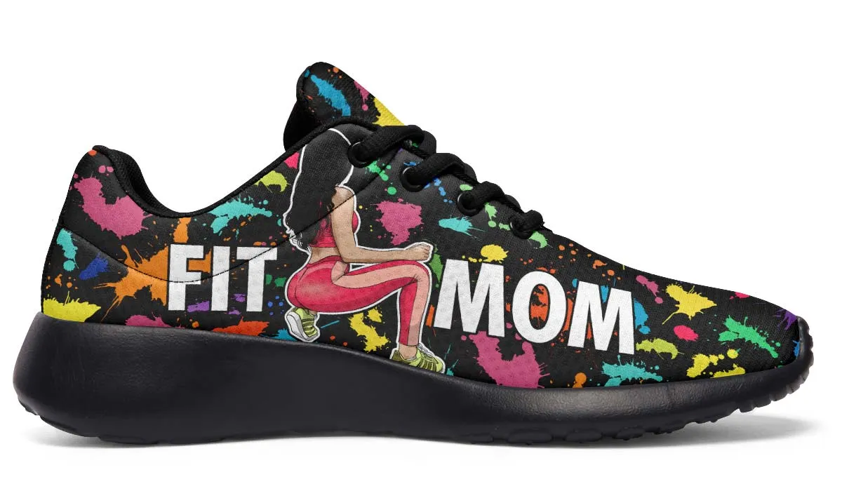 Colorful Splat Fit Mom