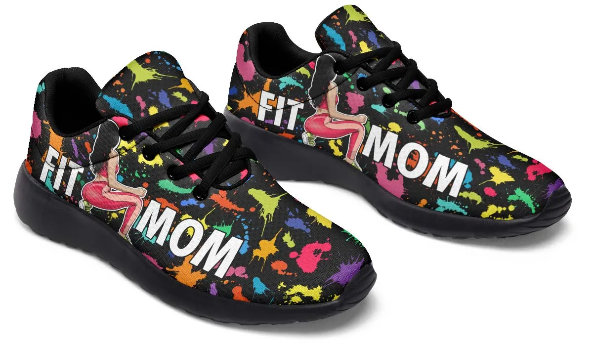 Colorful Splat Fit Mom