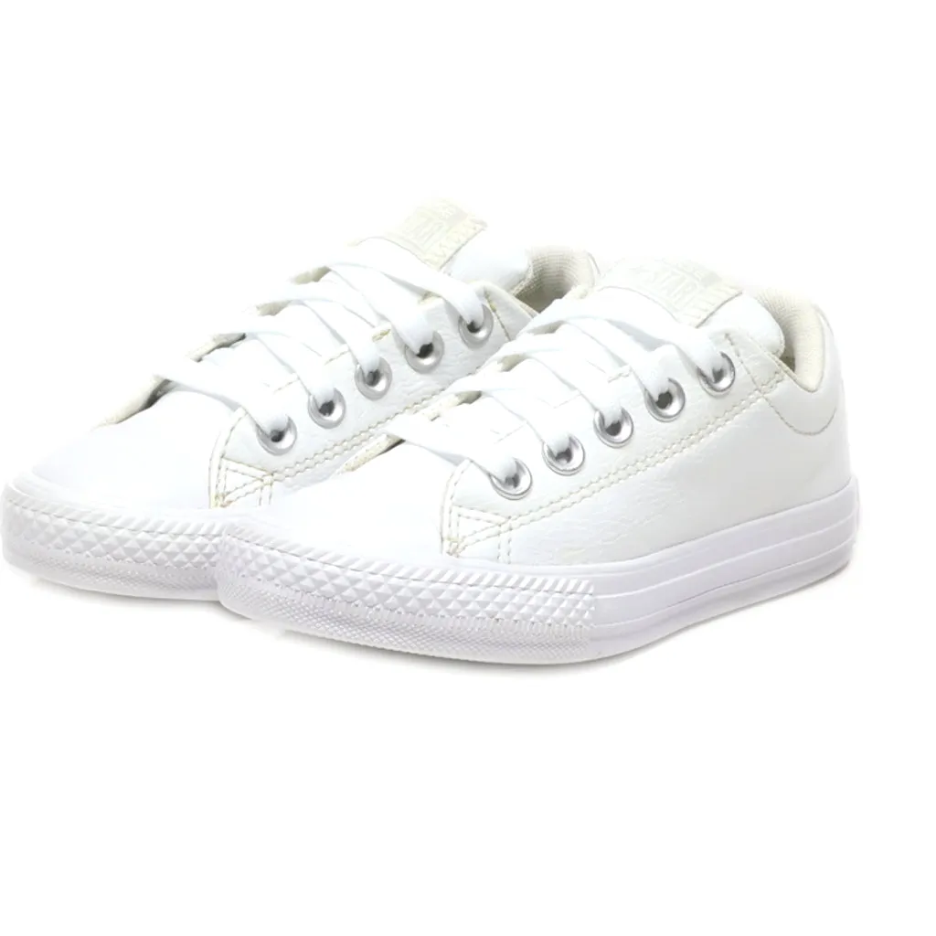 Converse All Star Sneakers Leather White Colour For Kids