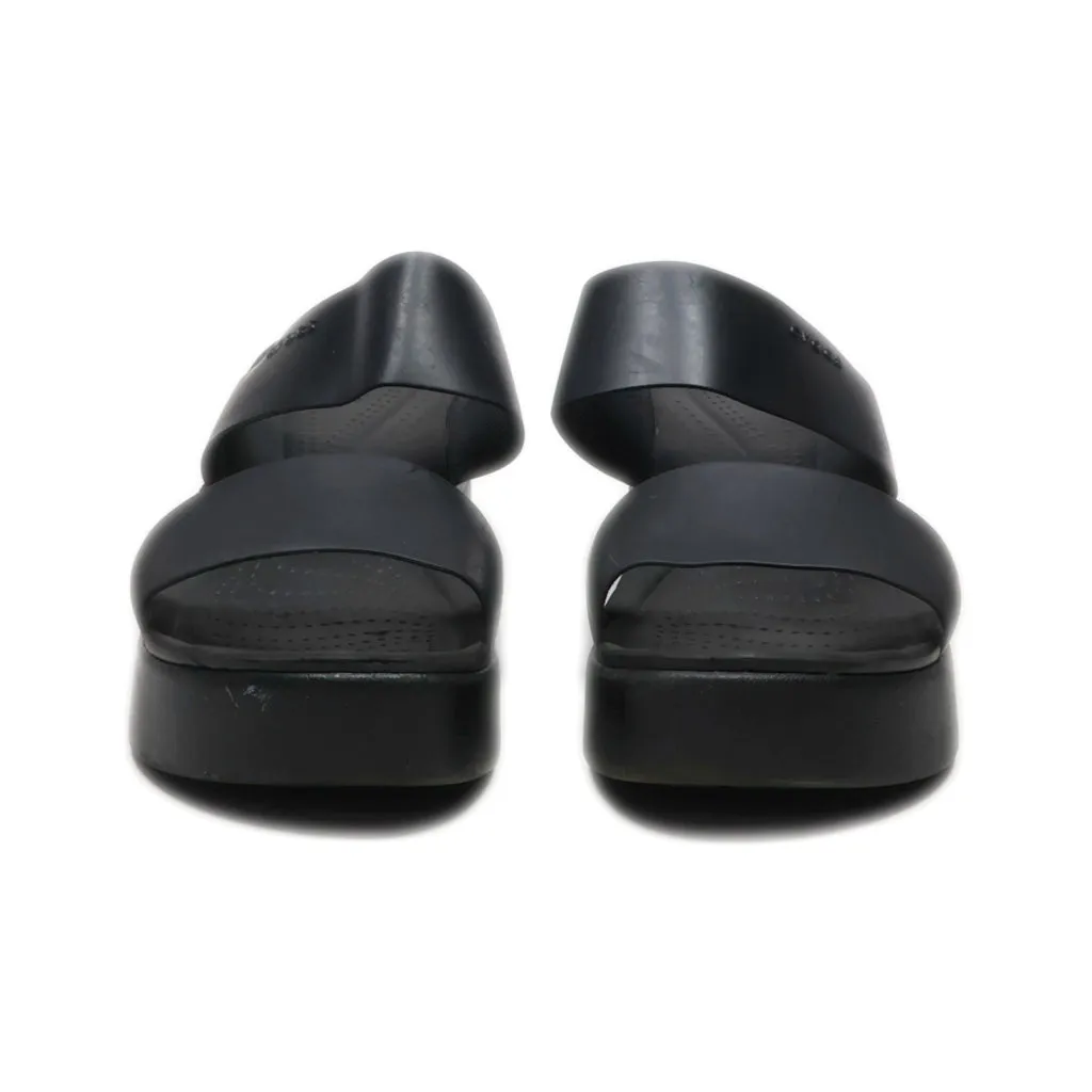 Crocs Brooklyn Mid Wedge Sandals Eva Black Colour For Women