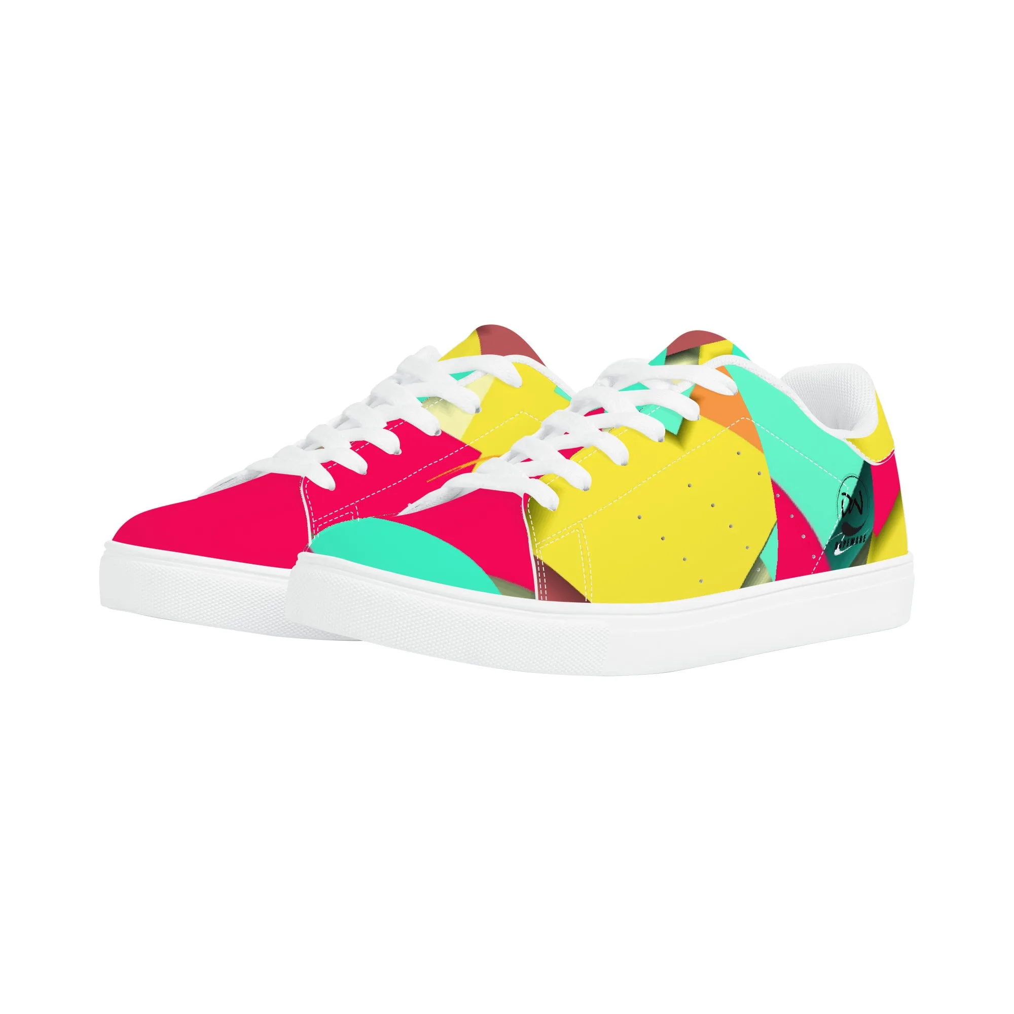 D27 Low-Top Leather Sneakers - Colorful Collection