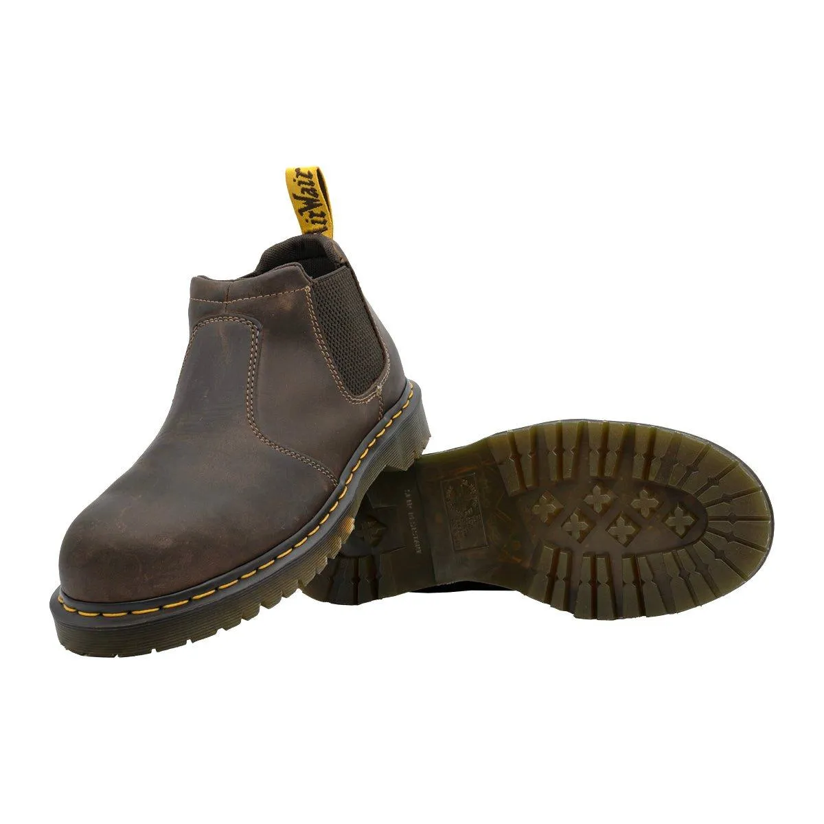 Dr. Martens Heritage Furness Work Safety Boots Brown Colour For Men