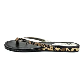 Guess G By Flat Sandals Fabric Black Colour For Women