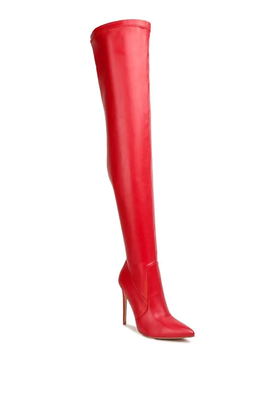 Gush Over Knee High Heel Boots