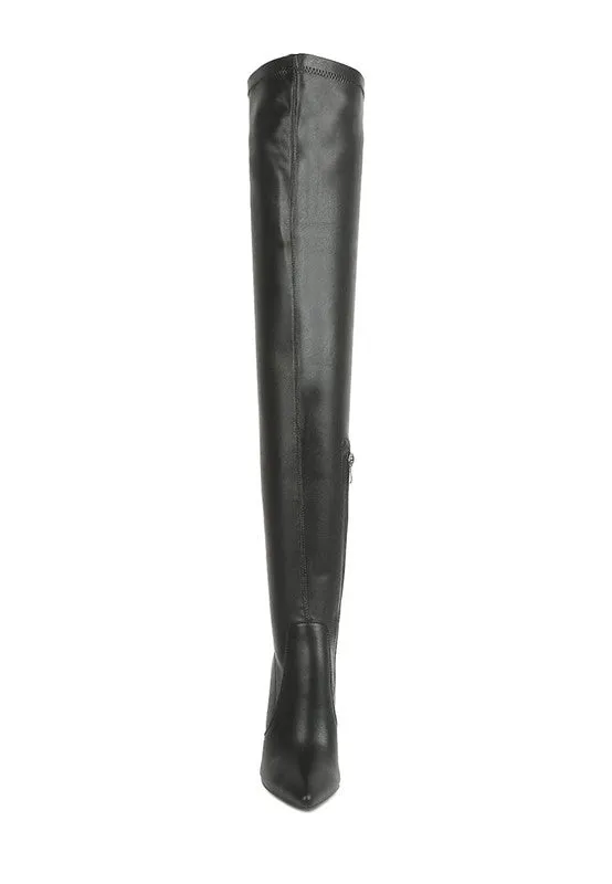 Gush Over Knee High Heel Boots