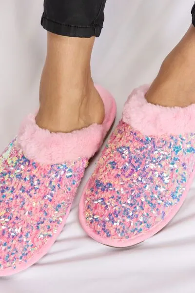 Isn't She Lovely Sequin Slippers