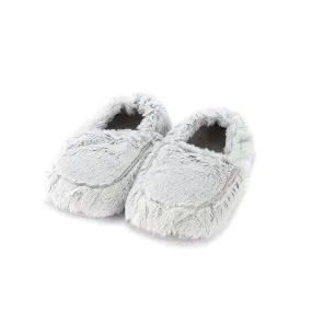 Luxury Heatable Marshmallow Grey Cozy Body Slippers