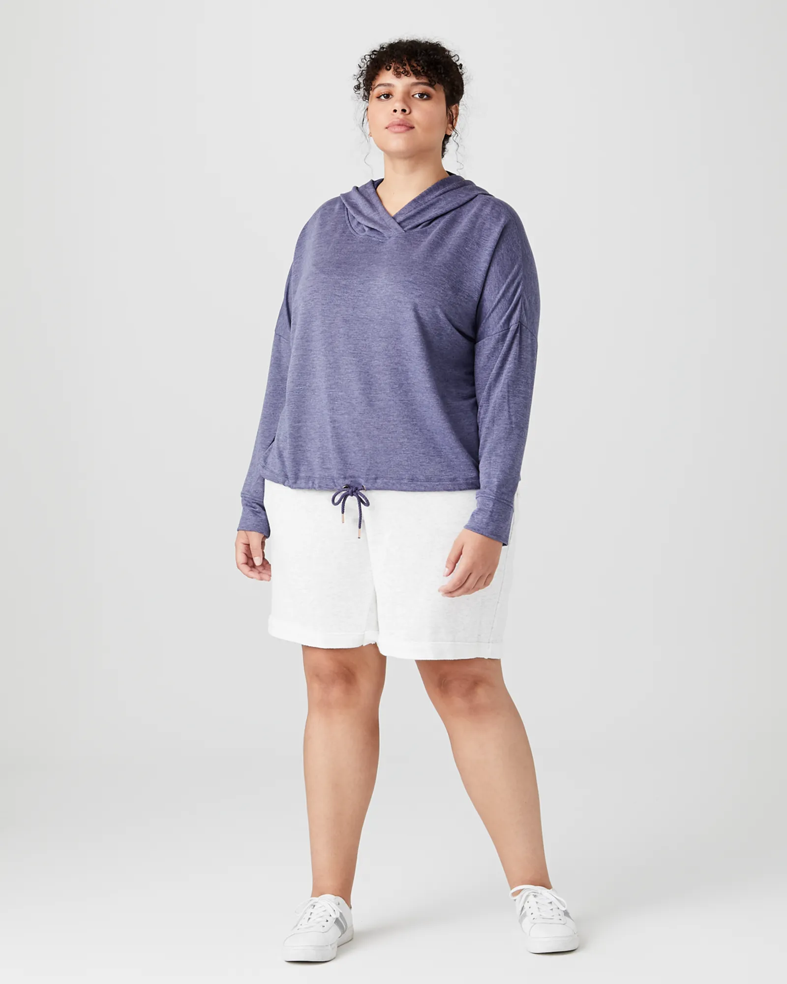 Nina Pullover Hoodie | Azure Blue