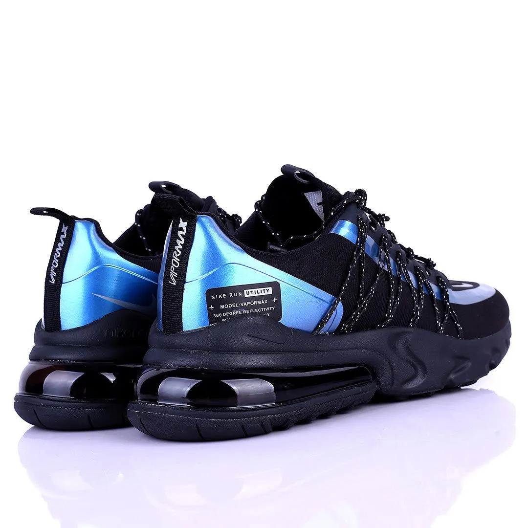 NK Run Utility  360 Degree Blue Reflectivity Black Sneakers Designed