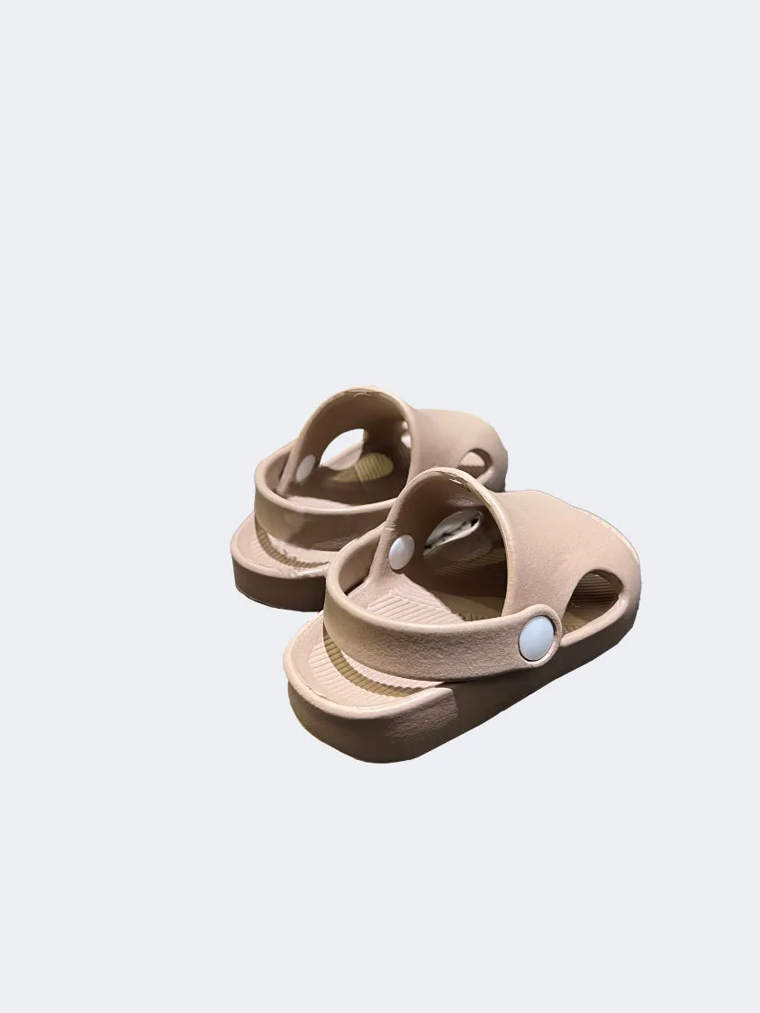 Oil And Gaz Comfortable Infant Beach Sandals Beige