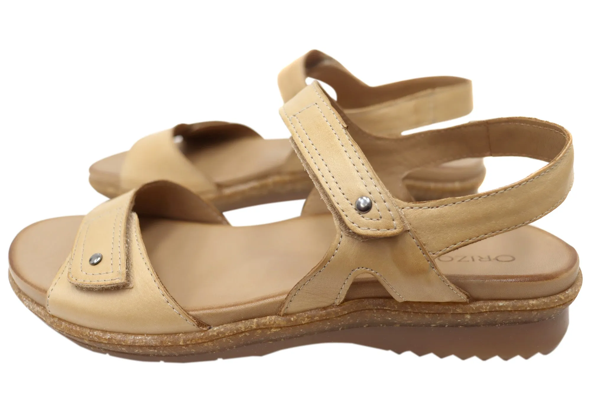 Orizonte Lorne Womens Comfortable European Leather Sandals