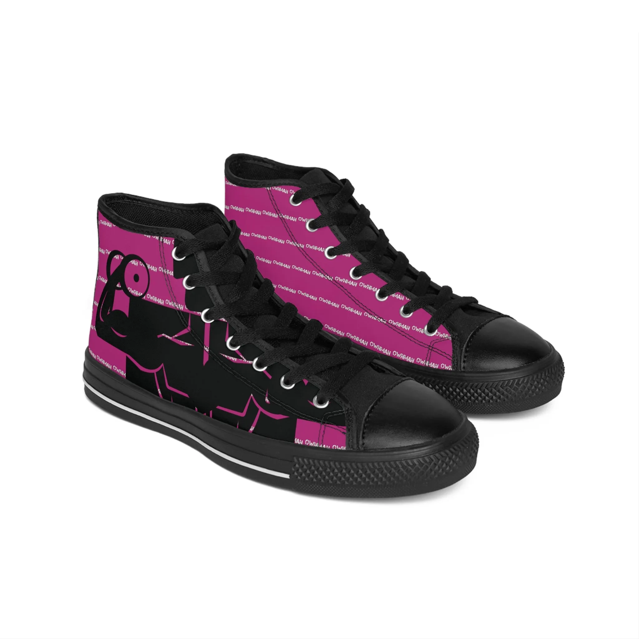 OWN MAN Men's Classic Sneakers Pink