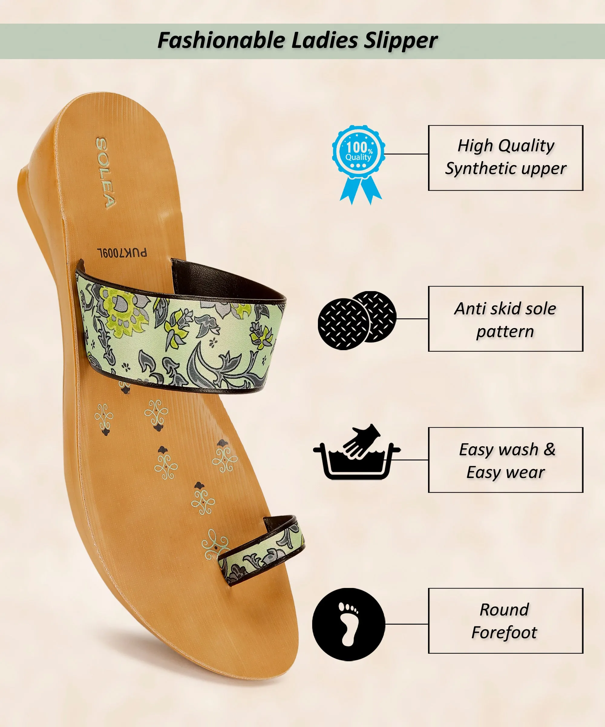 Paragon PUK7009L Women Sandals | Casual & Formal Sandals | Stylish, Comfortable & Durable | For Daily & Occasion Wear