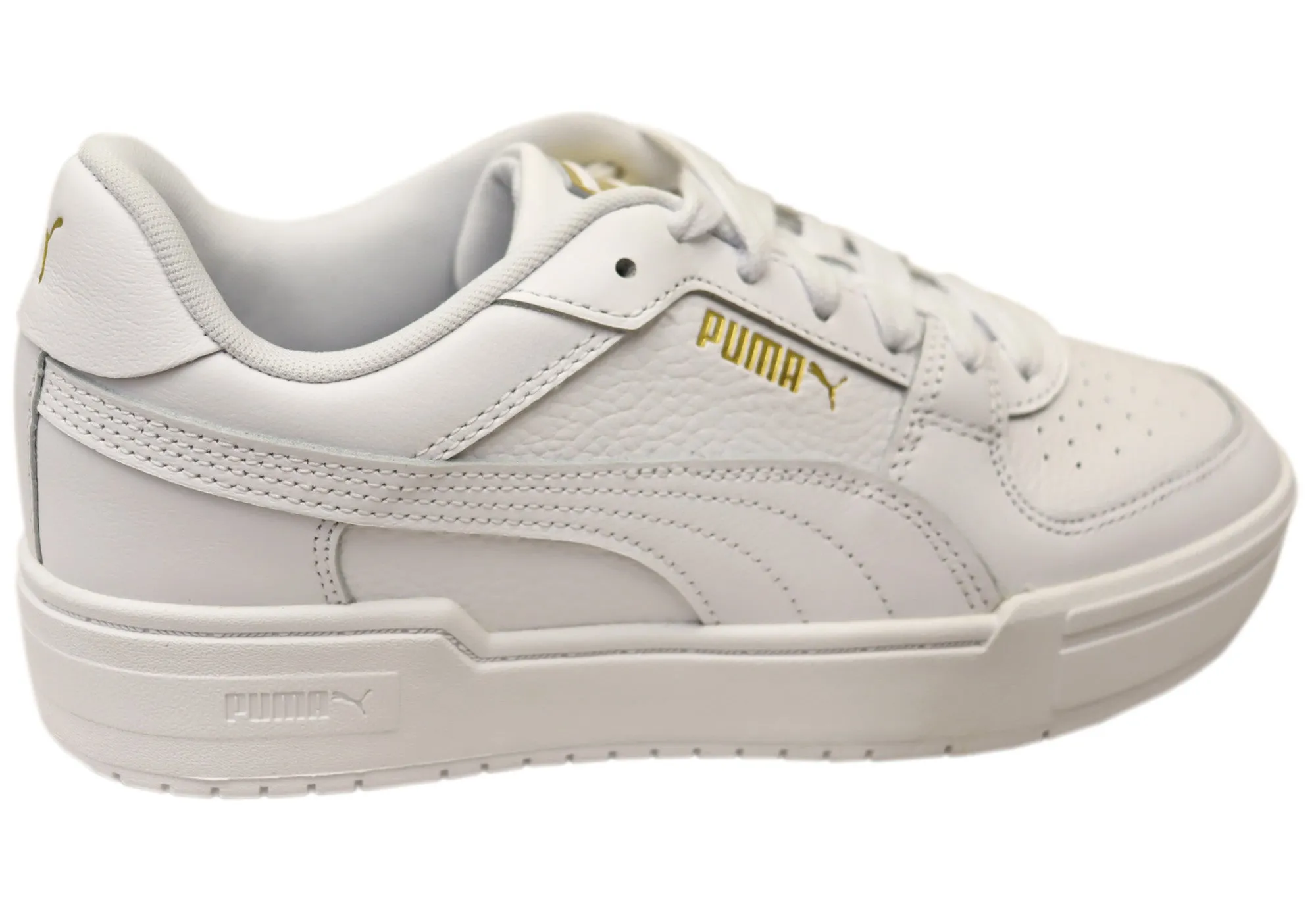 Puma Mens CA Pro Classic Comfortable White Lace Up Sneakers