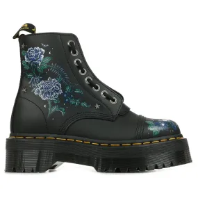 Sinclair Mystic Floral Print Full Grain Leather Women's Platform Boots