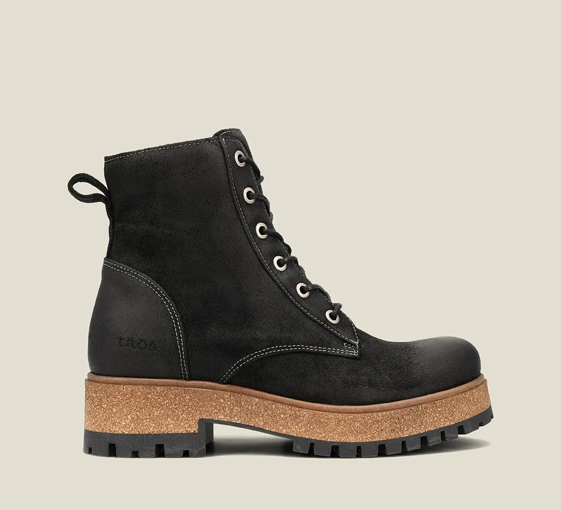 Taos Main Street Black Rugged Women's