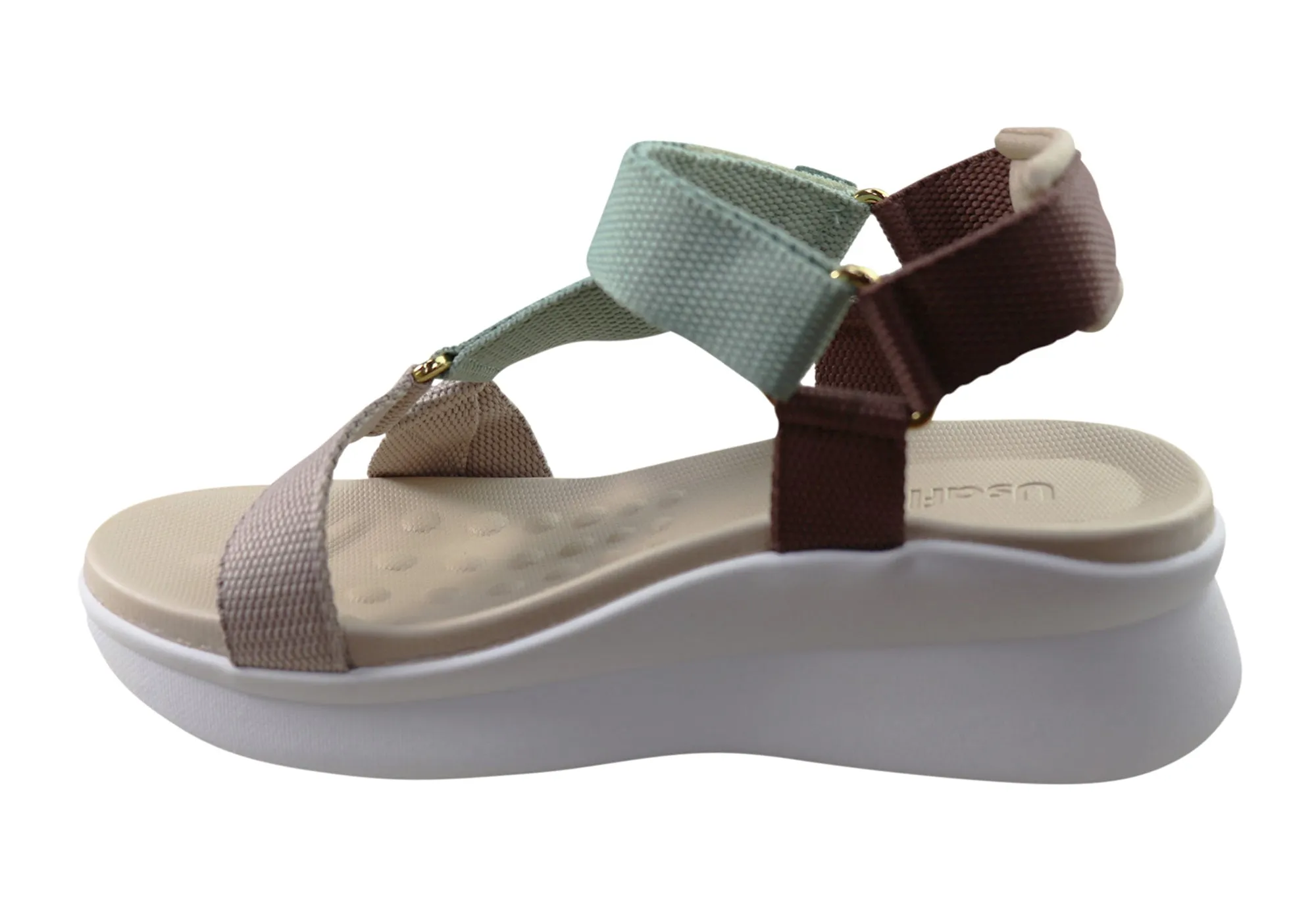 Usaflex Reece Womens Comfortable Sandals Made In Brazil