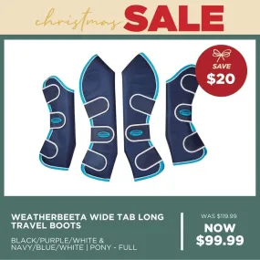 Weatherbeeta Wide Tab Long Travel Boots