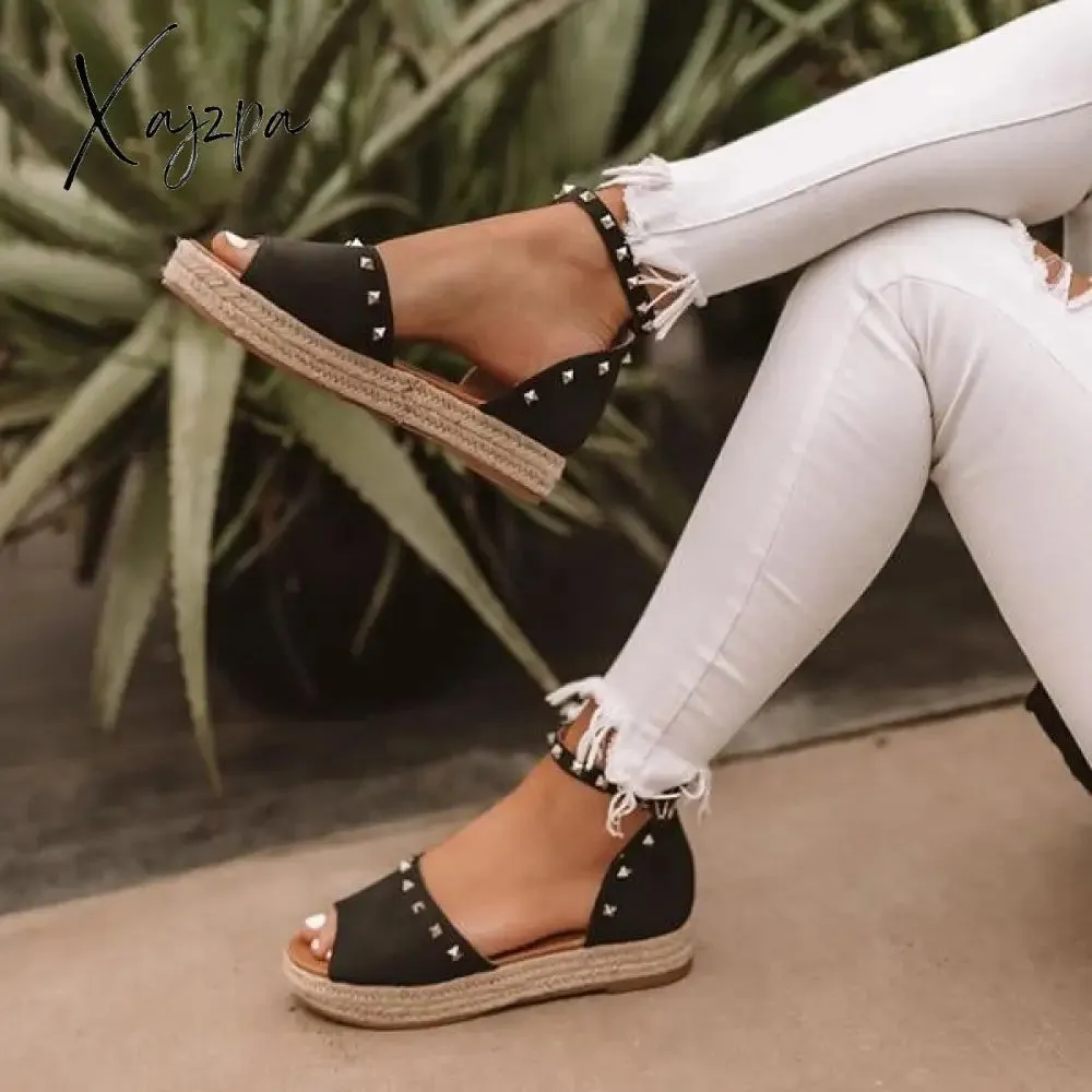 Xajzpa - Trendy The Hartley Espadrille Sandals